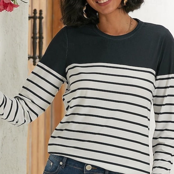 Zolucky T-shirt tee stripped Size L - Picture 2 of 9